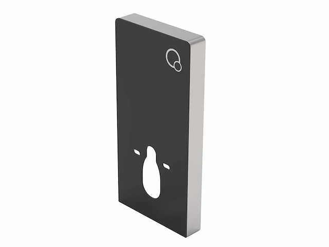 Decoratief steunframe voor hangend toilet - zwart - afbeelding 3 van  4