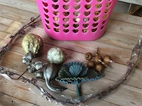 Decoratiemateriaal + boodschappentas - afbeelding 1 van  2