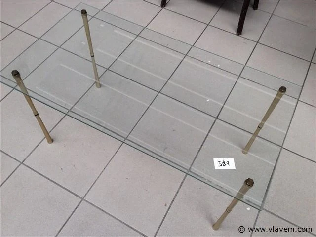 Decoratietafel glas - afbeelding 2 van  2