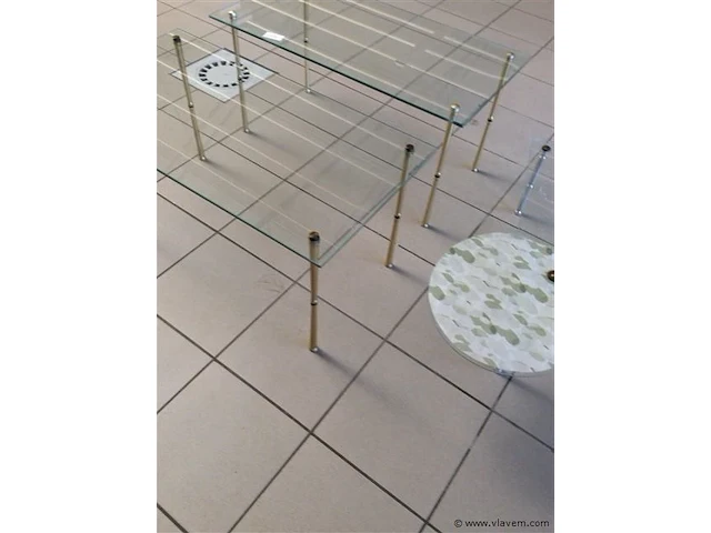 Decoratietafels 8stuks glas - afbeelding 3 van  3