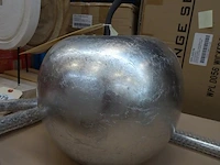 Decoratieve appel zilver dia 25 x h29cm - afbeelding 1 van  2