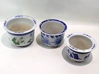 Decoratieve bloempot (x3) - afbeelding 2 van  4