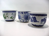 Decoratieve bloempot (x3) - afbeelding 4 van  4