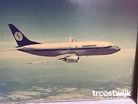 Decoratieve foto's sabena vliegtuigen dc-10 en boeing 737 - afbeelding 1 van  4
