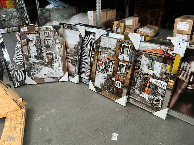 Decoratieve kaders (9x) - afbeelding 1 van  9