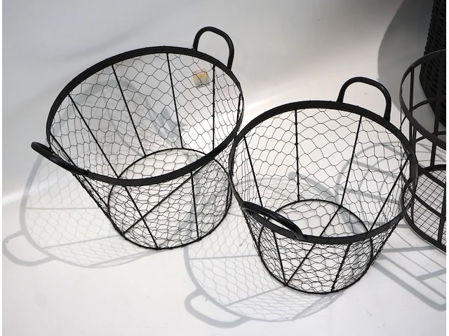 Decoratieve mandje (x4) - afbeelding 4 van  4