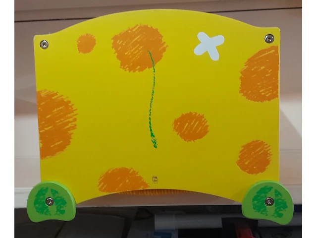 Decoratieve opberbox voor kinder slaapkamer koe geel - afbeelding 3 van  9
