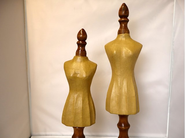 Decoratieve paspop miniatuur (x2) - afbeelding 2 van  3