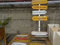 Decoratieve roeispanen/wegwijzers - afbeelding 1 van  5