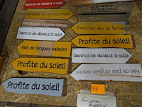 Decoratieve roeispanen/wegwijzers - afbeelding 2 van  5