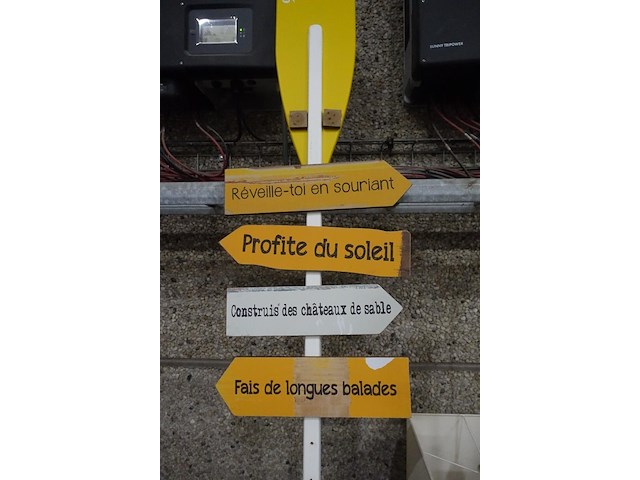 Decoratieve roeispanen/wegwijzers - afbeelding 4 van  5