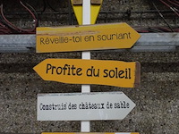 Decoratieve roeispanen/wegwijzers - afbeelding 4 van  5