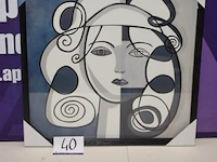 Decoratieve wandkader - afbeelding 1 van  1