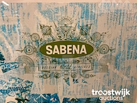 Decoratieve wereldkaart "sabena" - afbeelding 4 van  6