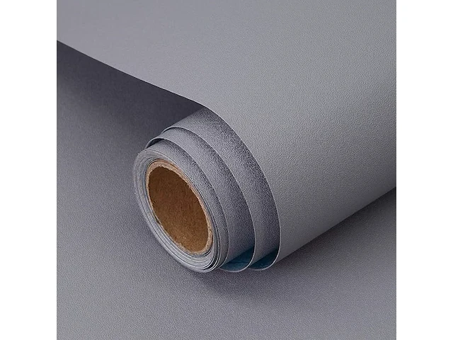 Decoroom plakfolie, zelfklevend, matgrijs, 60 x 1000 cm - afbeelding 1 van  3