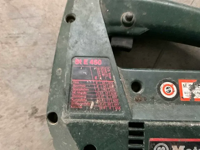 Decoupeerzaag metabo st e 450 - afbeelding 3 van  4