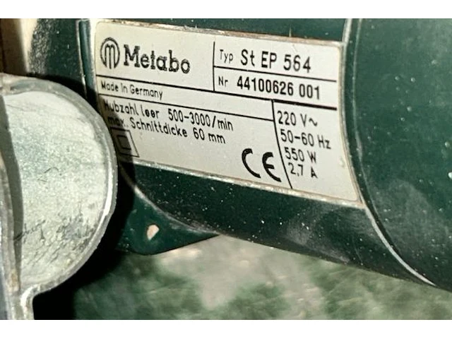 Decoupeerzaag metabo - afbeelding 5 van  6