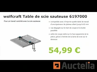 Decoupeerzaagtafel wolfcraft 6197000 - afbeelding 1 van  1