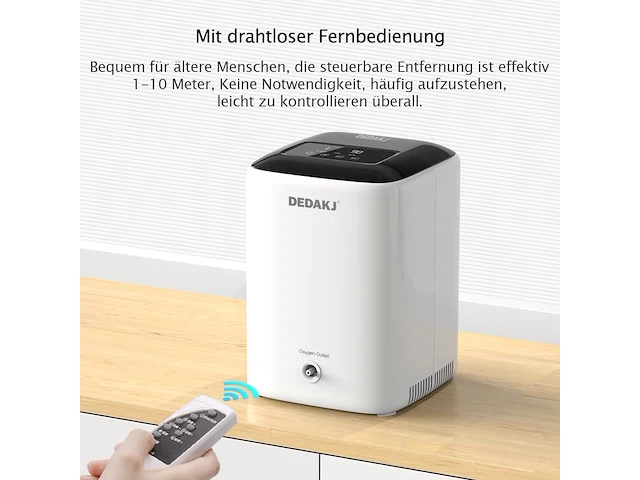 Dedakj zuurstofconcentrator - afbeelding 4 van  7