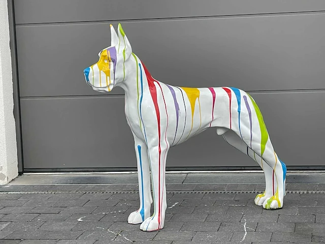 Deense dog white trash h110 - afbeelding 2 van  2