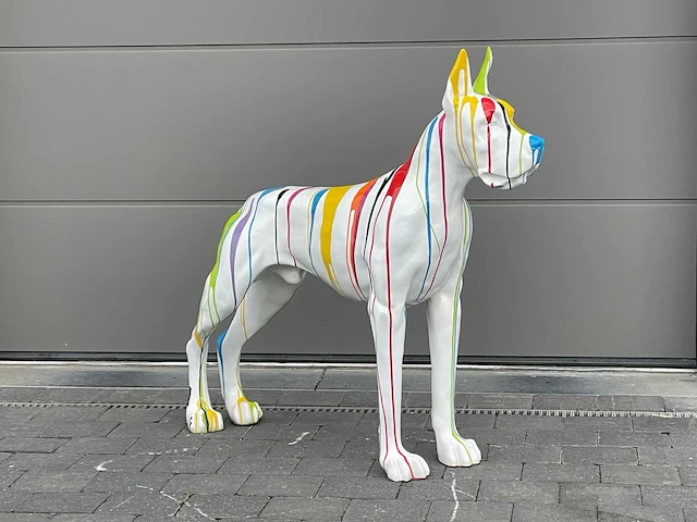 Deense dog white trash - afbeelding 1 van  2