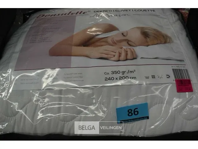 Dekbed 240 x 200 350gr/m² donsulette all season - afbeelding 2 van  3