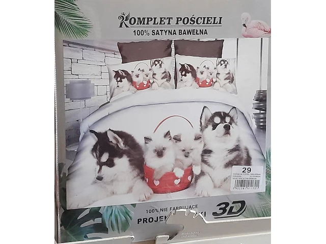 Dekbedovertrek 160 * 200 cm huskies - afbeelding 1 van  3