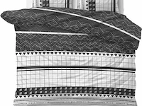 Dekbedovertrek artic stripe wit 240 x 220 cm - afbeelding 1 van  4