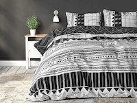 Dekbedovertrek artic stripe wit 240 x 220 cm - afbeelding 2 van  4