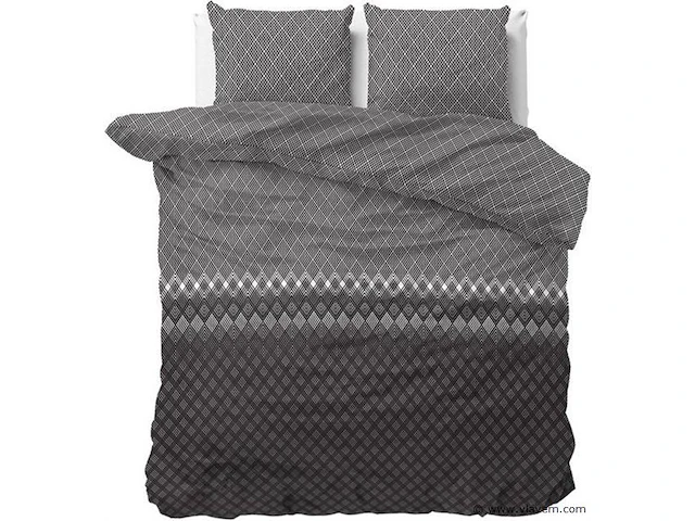 Dekbedovertrek cheng grijs 240x220cm - afbeelding 1 van  3