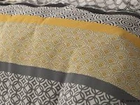 Dekbedovertrek chezka grijs 200x220cm - afbeelding 3 van  4