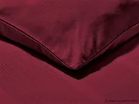 Dekbedovertrek melbourne deluxe maroon - 240x220 - afbeelding 2 van  2