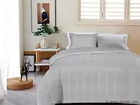 Dekbedovertrek melbourne deluxe zilver - 240x220 - afbeelding 1 van  2