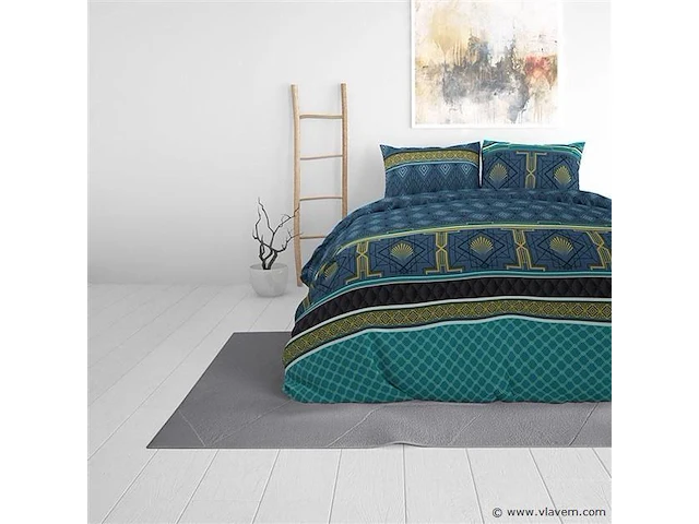 Dekbedovertrek st xavier groen 240x220cm - afbeelding 2 van  3