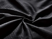 Dekbedovertrek sydney deluxe zwart - 240x220 - afbeelding 2 van  2