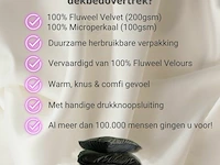 Dekbedovertrek veloers 240x200/220cm - afbeelding 2 van  5