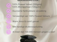 Dekbedovertrek veloers 240x200/220cm - afbeelding 5 van  5