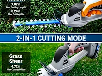 Dekopro 2-in-1 accu heggenschaar - afbeelding 3 van  5