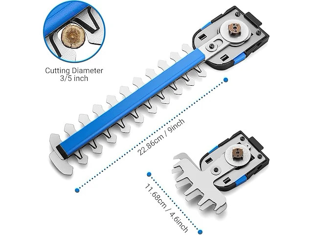 Dekopro 2-in-1 accu heggenschaar - afbeelding 2 van  5