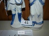 Delfts blauw koppel beeldjes - afbeelding 4 van  4