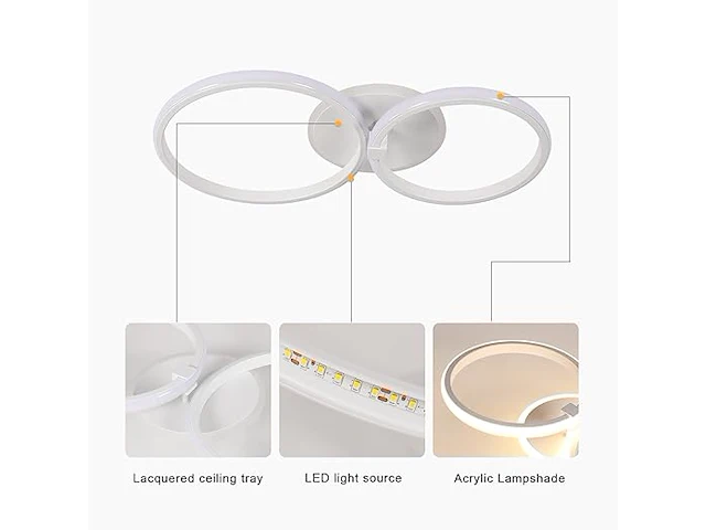 Delipop led plafondlamp - afbeelding 2 van  4