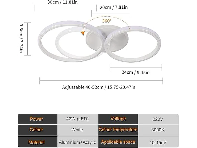 Delipop led plafondlamp - afbeelding 4 van  4