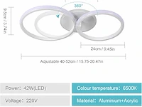 Delipop moderne led-plafondlamp - afbeelding 3 van  4
