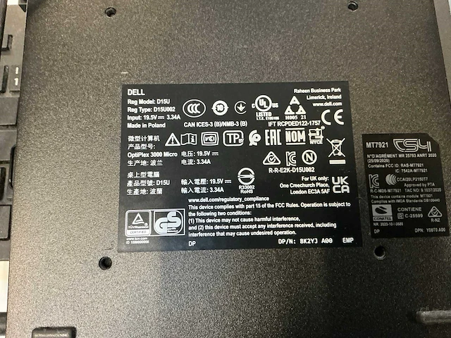 Dell d15u002 desktop - afbeelding 3 van  7