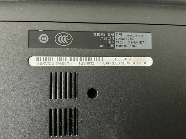 Dell latitude 3340 laptop - afbeelding 6 van  6