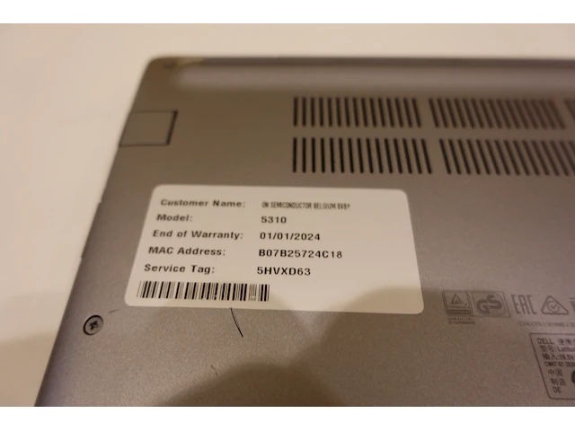 Dell latitude 5310 laptop - afbeelding 6 van  6