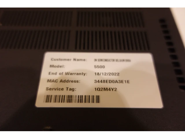 Dell latitude 5500 laptop - afbeelding 6 van  6