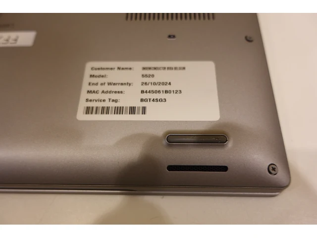 Dell latitude 5520 laptop - afbeelding 6 van  6