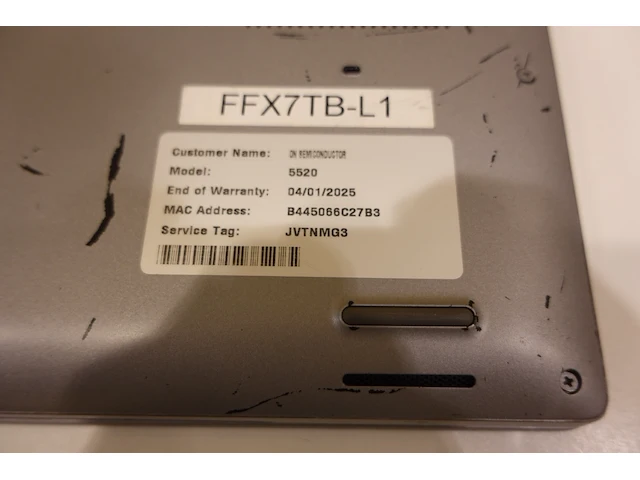 Dell latitude 5520 laptop - afbeelding 6 van  6
