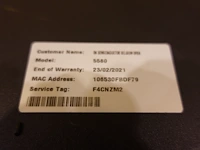 Dell latitude 5580 laptop - afbeelding 6 van  6